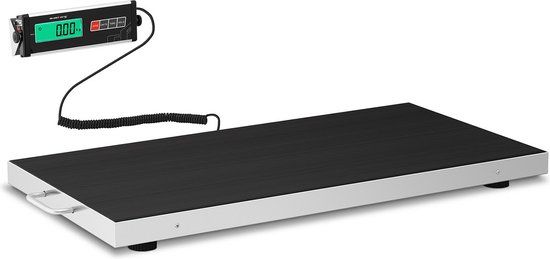 Steinberg Systems Vloerweegschaal - 150 kg - RVS - LCD