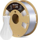 Merkloos 175mm 1kg PETG Filament spoel - Transparant