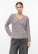 s.Oliver Pull en maille avec effet chiné et col en V