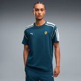 PUMA Functioneel shirt 'Ferrari MT7' geel / petrol / wit