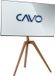 CAVO TV ezel voor 45 tot 65 inch schermen tot 40 kg, walnoot naturel gelakt, Max VESA 400 x 400 mm Universele draaibare steun voor platte & gebogen TV & Monitor