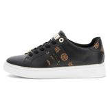Guess Barlie Lage Sneakers Vrouwen Zwart/Bruin EU 38
