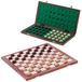 Jeu de dames - 100 cases - Acajou - Damier 40 x 40 cm - Dames en bois