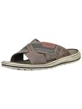 Rohde Heren Slipper - 6731-55 Taupe/Jeans - Maat 46