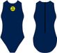 Turbo Basic Waterpolo Maillot de bain Bleu 7-8 Ans Filles Sans Manches Polyester