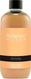 Millefiori Milano Recharge pour Bâtonnets Parfumés 250 ml - Lime & Vetiver