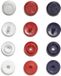 Prym ColorSnaps Mini drukknopen, 9 mm, Uni, 36 stuks