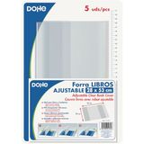 DVB-S2 91430-Copertine, boekenbeschermer, 28 x 53 cm, 5 stuks