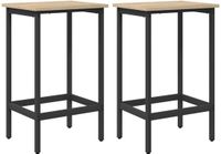 vidaXL Barkruk Sonoma Eiken 40 x 32 x 64 cm