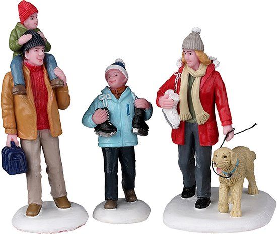 Lemax - Going Skating - Figuur - 8.30 cm - Polyresin