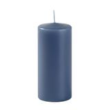 Verpakking Cereria Di Giorgio Verpakking met 6 kaarsen, diameter 6 cm, hoogte 15 cm, kleur donkerblauw, brandduur 72 uur
