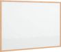 vidaXL Magnetisch whiteboard met massief grenenhouten frame, 80 x 55 cm