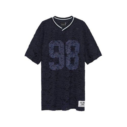 NIK&NIK T-shirtjurk korte jurk donkerblauw