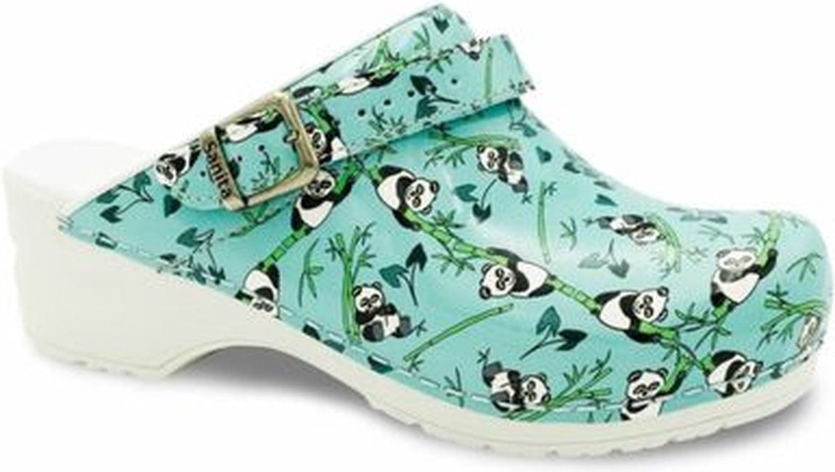 Sanita 8699 Flex Animal Panda mint open klopen riempje 40