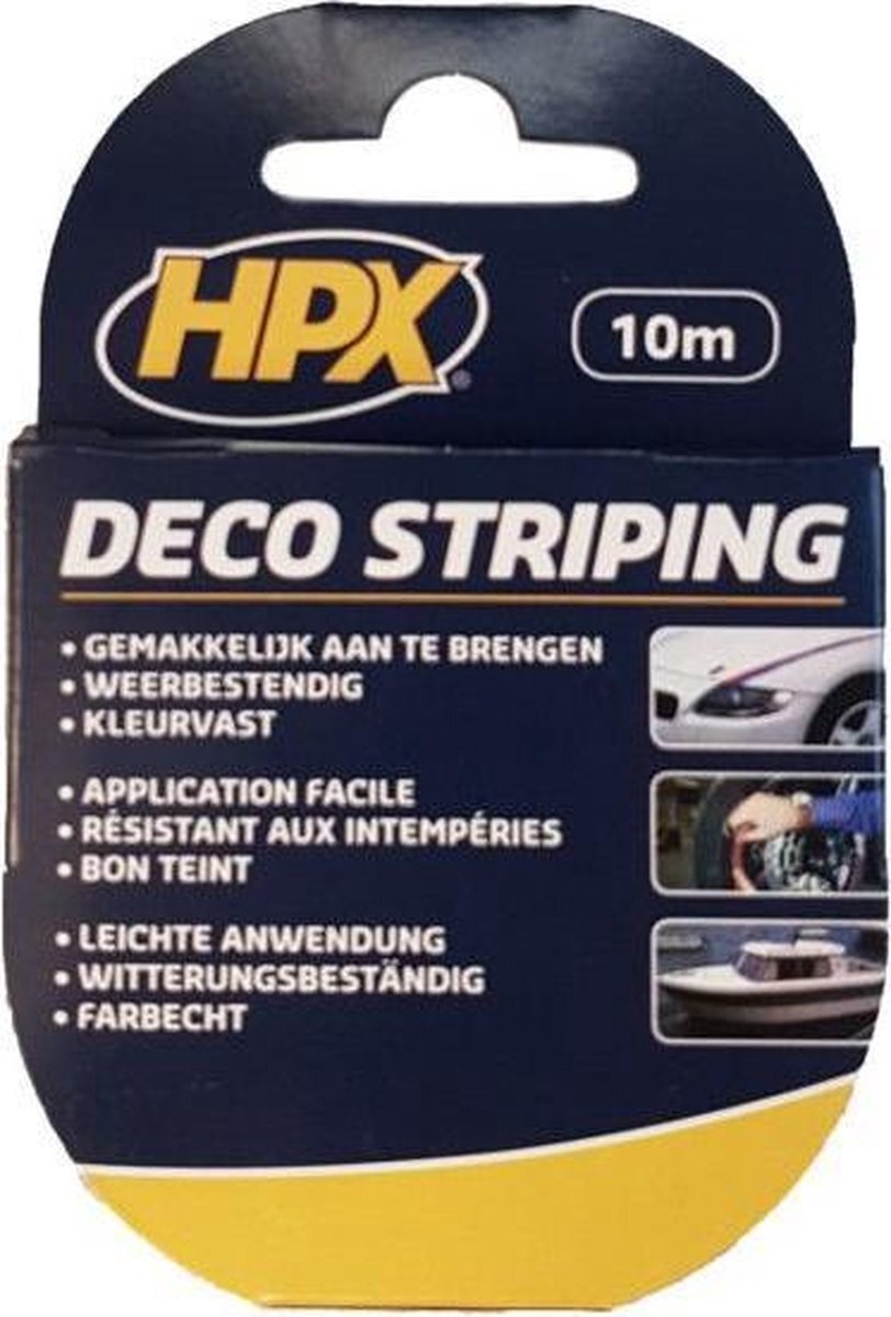 HPX Deco Striping tape goud 3mm - 10 meter.