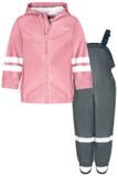 Playshoes Kinderregenjas, Regenset, Tuinbroek Basic 408331 Unisex Polyester Rosa