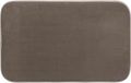 Memorymat 5Five Badkamerkleedje/badmat tapijt - memory foam - taupe - 48 x 80 cm - anti slip mat