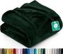 Utopia Bedding Bosgroen Deken Polar Fleece 300 GSM Luxe Deken voor Bank-Bed, Antistatisch, Zacht en Pluizig (228 x 228 cm)