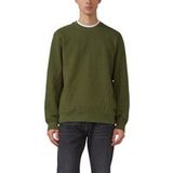 s.Oliver Sweatshirt Heren Olijfgroen XXL
