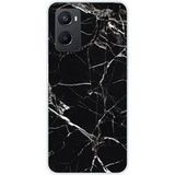 1001 coques Oppo Bedrukt siliconen hoesje compatibel met Oppo A76 Marbre noir