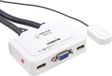 InLine 2-Poorts Kabel KVM-switch, VGA, USB, met audio