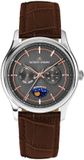 Jacques Lemans Horloge Derby Mannen Polshorloge Mineraalglas Staal Zilverkleurig Rosékleurig/Grijs/Goudkleurig/Zwart 43 mm 10 ATM
