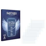 Savvies Screenprotector voor BUCHER automation JetView 1007 - Folie Beschermfolie transparant 6 Stuks