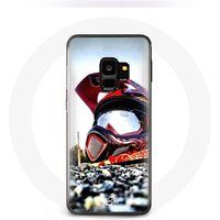 Maniacase Hoesje voor Samsung Galaxy S9 MotoCross Helm