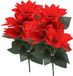 Merkloos Kunsttak Kerstster - 2x - rood - 30 cm - voor binnen