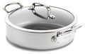 Casserole 26 cm, 3,8 L, acier inoxydable, revêtement antiadhésif en céramique, sans PFAS