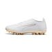 PUMA ULTRA 6 ULTIMATE MG uniseks voetbalschoenen, Zwart/Wit/Goud, Maat 45