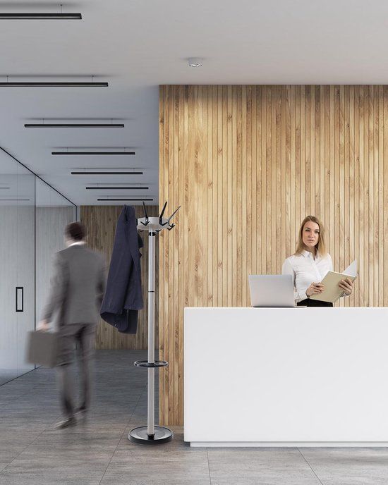 MAUL Kapstok Caligo - Zilver - 175cm - 32 Haken - Parapluhouder