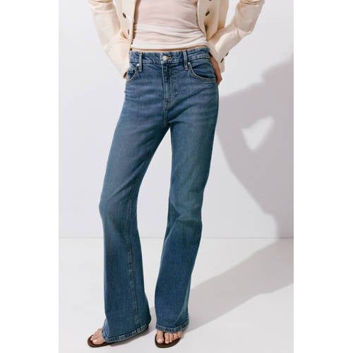 Mango flared jeans - mediumblauw