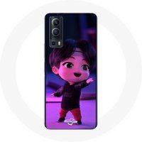 Maniacase Etui voor Vivo Y72 BTS TinyTAN Jin Animatie