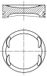 MAHLE Aftermarket Piston pour OPEL: Vectra, Zafira, Astra, Corsa, Tigra & VAUXHALL: Astra, Vectra, Tigra, Zafira & MAZDA: 323 (Ref: 011 69 00)