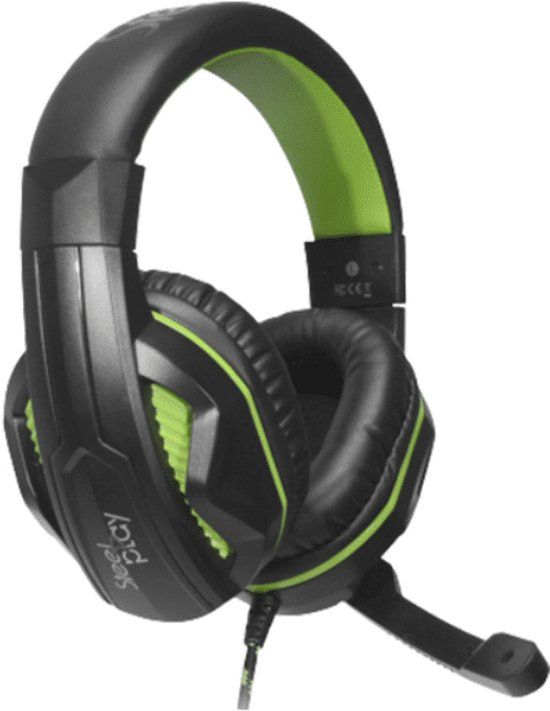 Steelplay Bedrade Stereo Headset-Hp45 - Zwart/Groen (Xbox)