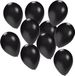 Bellatio Decorations ballonnen - 30x stuks - zwart - 27 cm