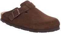 Rohde Sunnys No15 dames pantoffels muiltjes leer donkerbruin