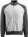 Mascot Sweatshirt met rits 50565-963 - blanc/gris foncé - 4XL