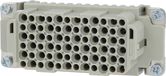 HARTING Deutschland GmbH & Co. HARTING Han 72DD busseinsatz (F), krimpverbinding, 72-polig + PE, 250V, 10A - 1 stuk