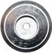 Tecnoseal Aluminium Anode ronde Zilver 125 mm