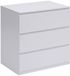 5 Five Simply Smart 5Five Commode DOLO wit van houtvezelplaat – 3 laden – 73 x 48 x 78 cm
