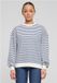 Urban Classics Oversized Striped Crewneck Sweater/Trui - 3XL - Beige/Blauw