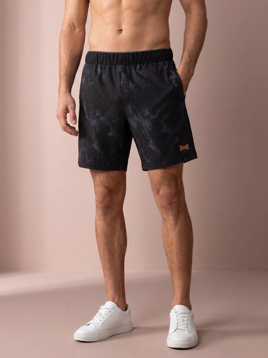 Sjeng Sports PEPIJN Sportbroek Mannen - Shorts Mannen - Black - Maat: M