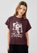 s.Oliver T-shirt imprimé avec texte - bordeaux