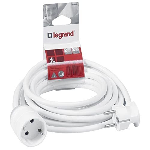 LEGRAND Verlengkabel 390086 2P+T, 5 m, wit