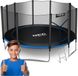 Neo-Sport Serie - Trampoline de jardin - 465 cm - Avec filet de sécurité - Inclus échelle