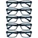 Leesbril UV Reader Leesbril 5 Stuks Blauw +3.50 Mannen Vrouwen RRRRR92-3