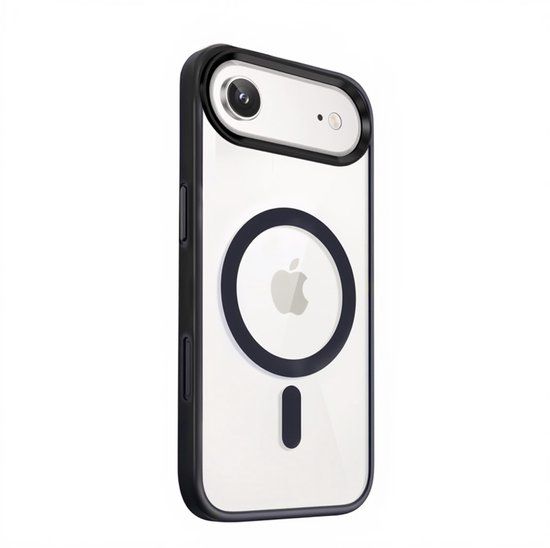 Jaym, Hoesje Geschikt Voor iPhone Air MagSafe Bumper met Versterkte Hoeken, Zwart / Transparant