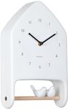 Karlsson Wandklok Love Birds - Wit - 7.1x20x32cm - Wandklok Modern